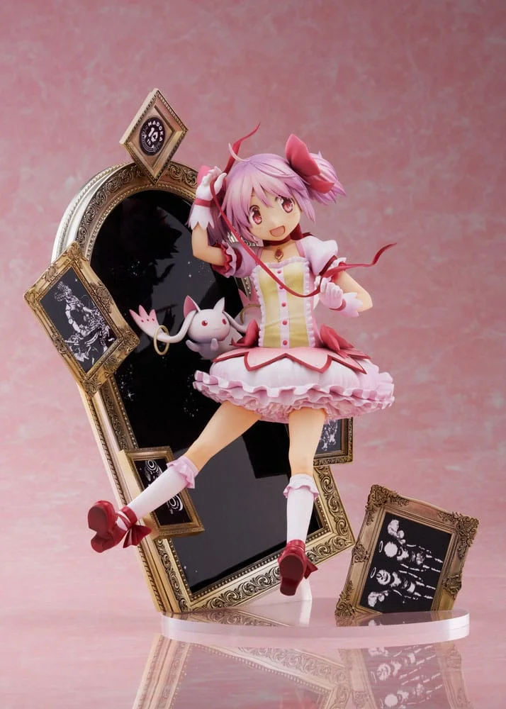 Puella Magi Madoka Magica Statue 1/7 Madoka Kaname 10th Anniversary Ver. 25 cm - Caixa Danificada